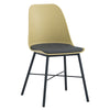 LAXMI Dining Chair - Dusty Yellow & Black