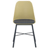 LAXMI Dining Chair - Dusty Yellow & Black