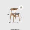 Tricia Dining Chair - Walnut + Black