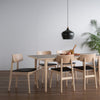 TACY Dining Chair - Natural & Black