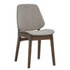ERZA Dining Chair - Walnut & Grey
