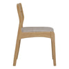 REVA Dining Chair - Oak & Beige