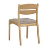 REVA Dining Chair - Oak & Beige