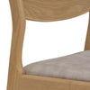 REVA Dining Chair - Oak & Beige