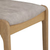 REVA Dining Chair - Oak & Beige