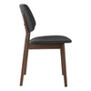 MERCY Dining Chair - Walnut/Dark Grey