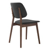 MERCY Dining Chair - Walnut/Dark Grey