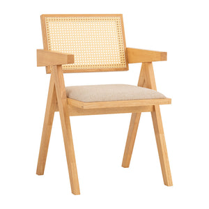 KAIRI Dining Chair - Natural & Rattan