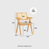 KAIRI Dining Chair - Natural & Rattan
