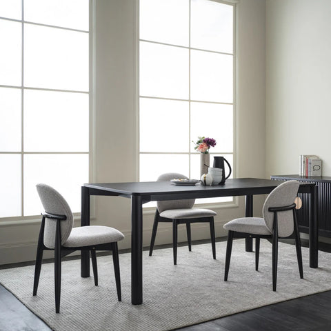 OLSEN Dining Chair - Oak & Black