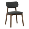 Lucan Dining Chair - Walnut & Grey