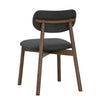 Lucan Dining Chair - Walnut & Grey