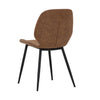 Nenzo Dining Chair - Black & Russett