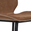 Nenzo Dining Chair - Black & Russett