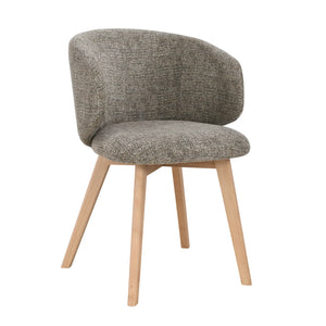 ADORA Dining Chair - Oak & Grey