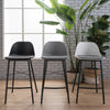 LAXMI Counter Stool - Grey & Black