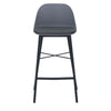 LAXMI Counter Stool - Grey & Black