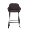 EKON Counter Stool - Brown & Black