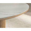AMBER Sintered Stone Coffee Table 1.1M - Oak & White