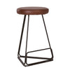 Tivona Counter Stool - Walnut & Black