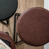 Tivona Counter Stool - Walnut & Black