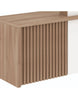 KNOX Reception Desk 240cm Left Panel - Oak