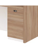 KNOX Reception Desk 240cm Right Panel - Oak