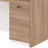 KNOX Reception Desk 240cm Right Panel - Oak