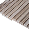 WOODFLEX Outdoor & Indoor Solid Hard Wood Slat Wall Ceiling Pool Fence Cladding - Paulownia - 2700mm x 545mm