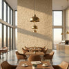 WOODFLEX FLEXIBLE SOFT STONE PANEL - ROUGH LINE White - 1200 x 600mm