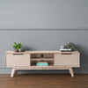 NEATH Entertainment TV Unit 150cm - White Oak