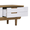NAKULA Entertainment TV Unit 185.5cm - Natural & White