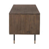 HAMILTON Entertainment TV Unit Solid Acacia Wood 200cm - Toffee Colour