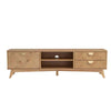 LOFTUS Entertainment TV Unit 180cm - Oak