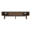 LUDLOW Entertainment TV Unit 200cm - Walnut