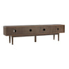 LUDLOW Entertainment TV Unit 200cm - Walnut