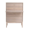 HAYTON Tall Sideboard 70cm - White Oak