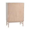 HAYTON Tall Sideboard 70cm - White Oak