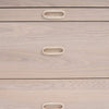 HAYTON Tall Sideboard 70cm - White Oak