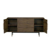 HAMILTON Sideboard Buffet Solid Acacia Wood 160cm - Toffee Colour