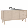 HAYTON Sideboard 160cm - White Oak