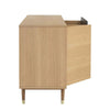 HOUSTON 200cm Sideboard Buffet - Oak & Grey