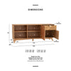 LOFTUS Sideboard Buffet 180cm - Oak