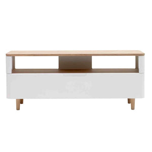 SIENNA Entertainment TV Unit 120cm -  Natural & White
