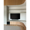 WOODFLEX Flexible Wooden Slat Wall Panel - Oak Veneer - 3000mm x 600mm - Half Round