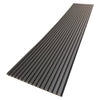 WOODFLEX Flexible Acoustic Wood Slat Wall Panel - Black Coated - 3000mm x 600mm