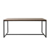RIVOLI Dining Table 1.8M -  Smoked Oak / Black