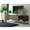 RIVOLI TV Entertainment Unit 1.55M -  Smoked Oak / Black