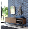 RIVOLI TV Entertainment Unit 1.55M -  Smoked Oak / Black