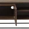 RIVOLI TV Entertainment Unit 1.55M -  Smoked Oak / Black